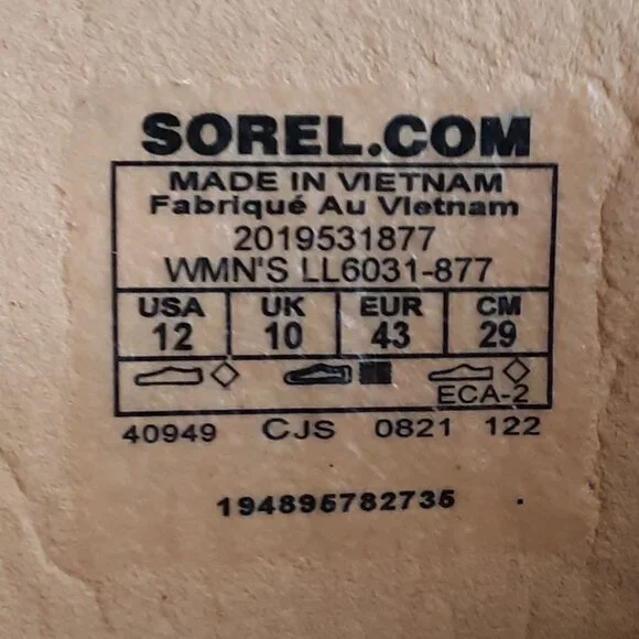 Sorel x PrAna Explorer Blitz Stride Women's size 12M Sandal Orange - Picture 7 of 10